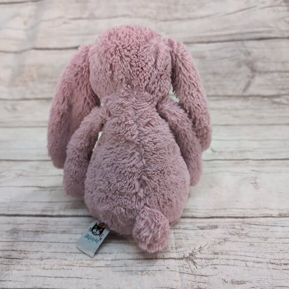 Jellycat Bashful Bunny Medium Rosa Rose Pink - Picture 5 of 7